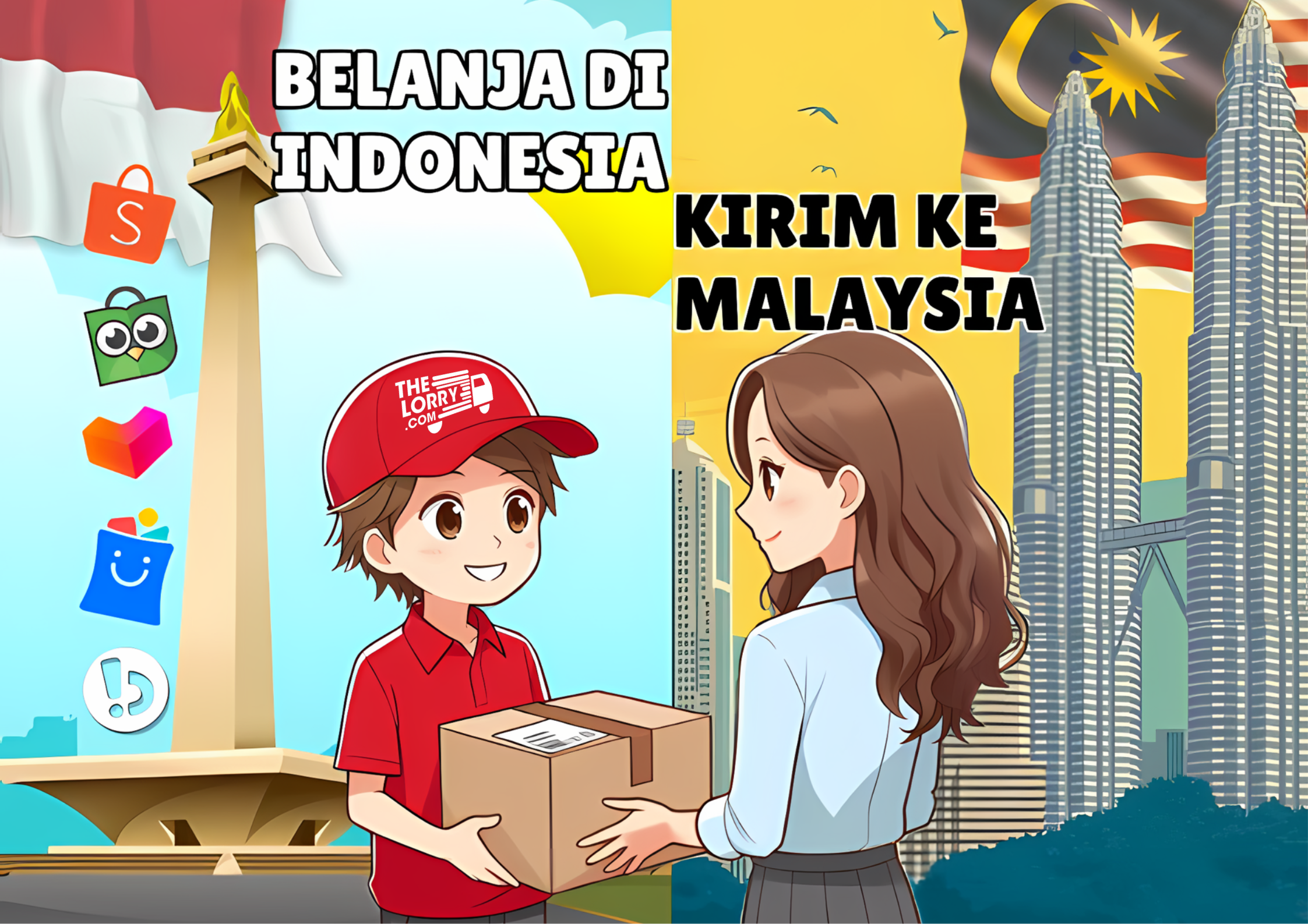 Belanja di Indonesia dan Kirim ke Malaysia