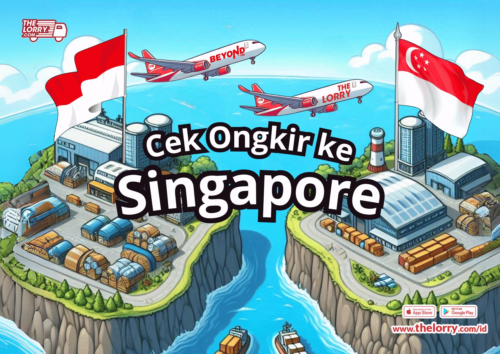 Cek Ongkir Singapura / Singapore tahun 2026 Disini!