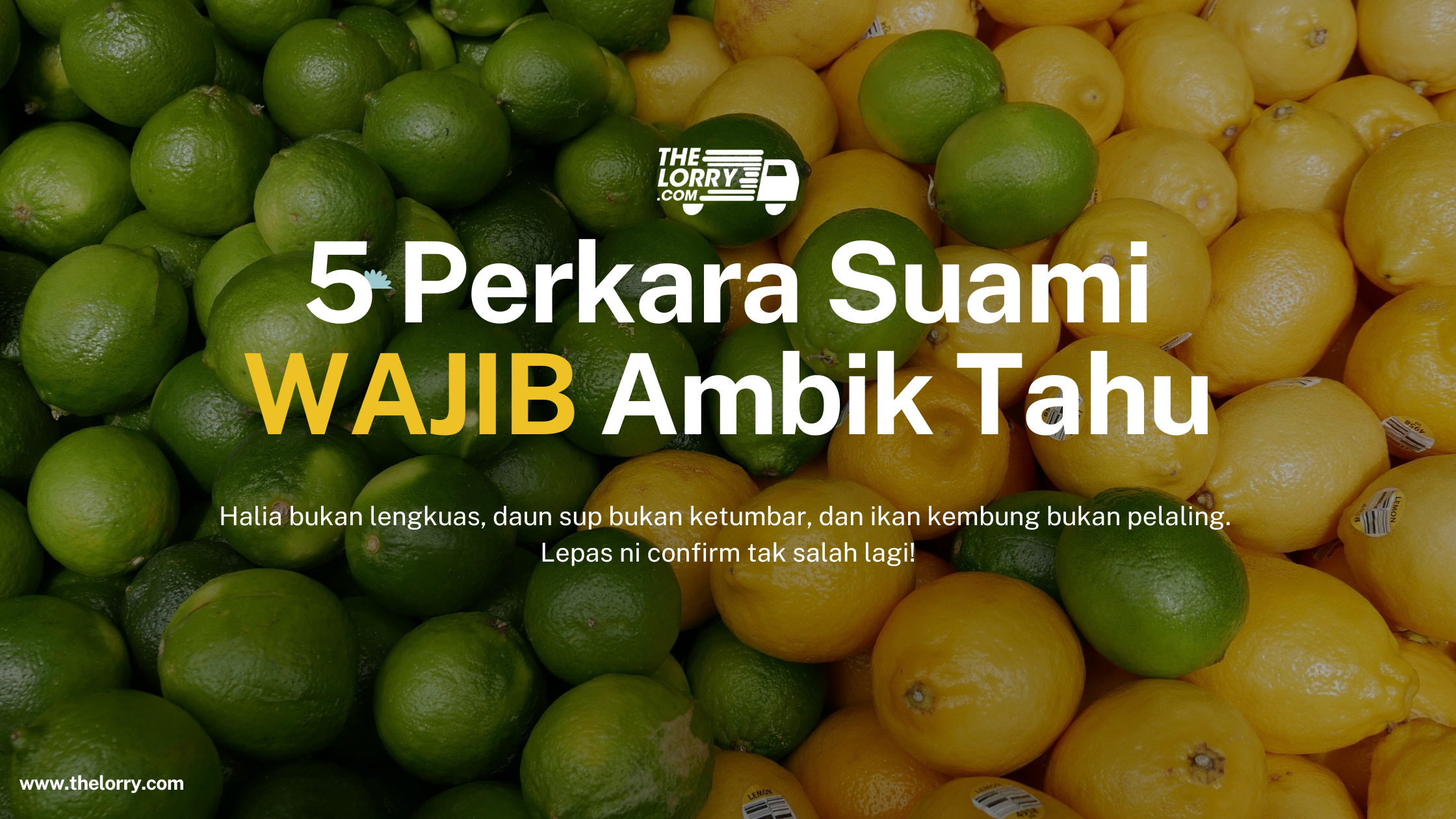 5 Perkara Suami Wajib Ambik Tahu