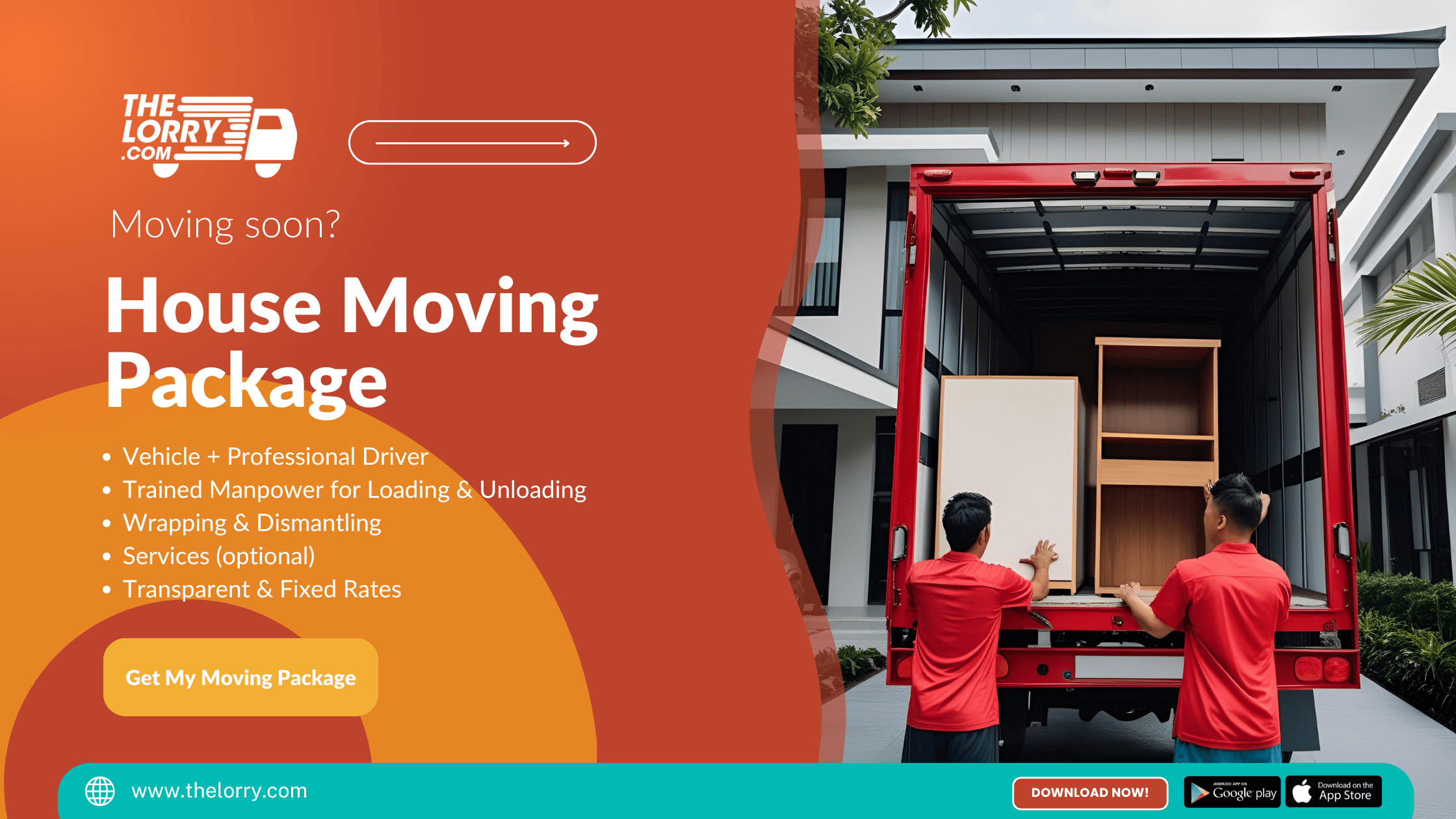 House Moving Package TheLorry, Pindah Rumah, Lori Sewa Selangor, Lori Sewa, Sewa Lori, Rental lorry, Rental lori, House Moving, Movers Malaysia, Movers Near me, Pakej TheLorry, Pakej Pindah Rumah, Lori sewa Pindah, Lori sewa pindah rumah
