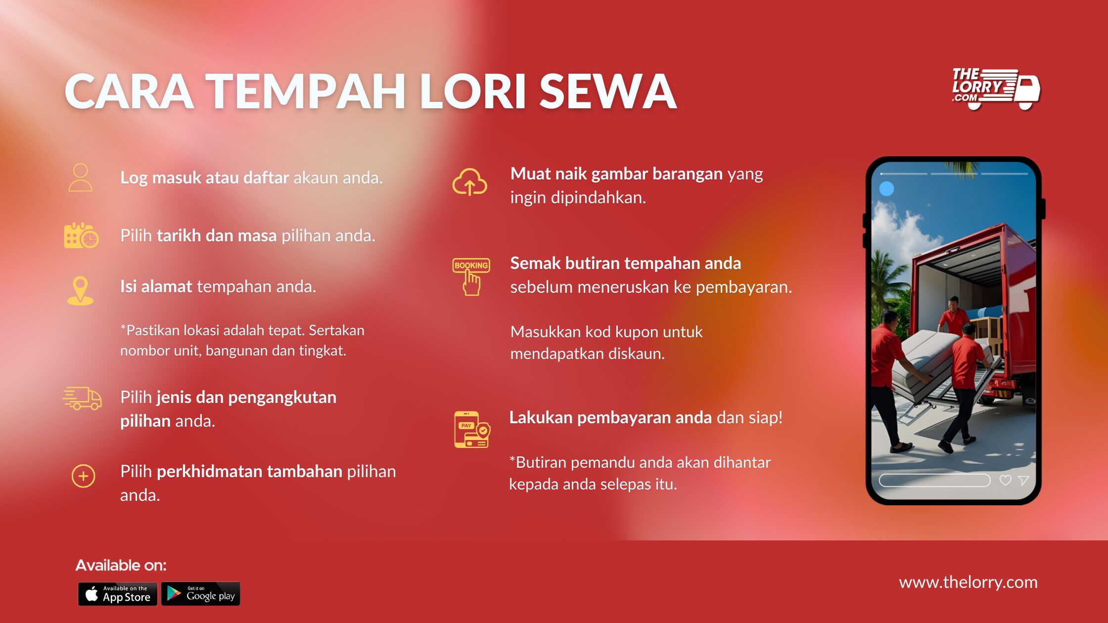 How to Book On-Demand Delivery, How to Book Lori Sewa, TheLorry App Guide, Cara Tempah Lori Sewa, Tempah Lori Sewa, How To Use TheLorry App, How to Book Rental Lorry, Malaysia Rental Lorry, Order Lori Sewa
