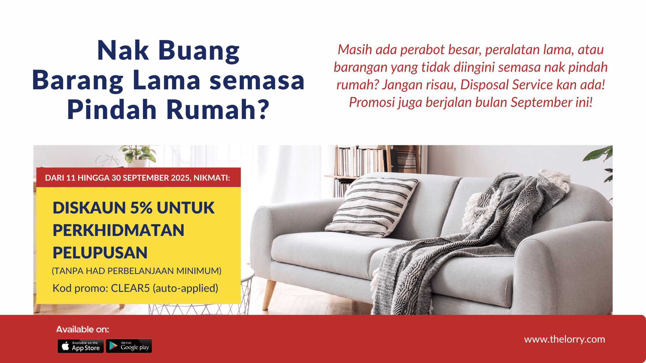 Nak Buang Barang Lama Pindah Rumah